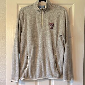 Gray Quarter-Zip Sweater
